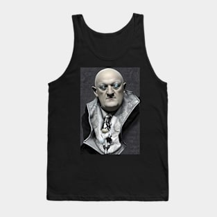 Cyberpunk Aleister Crowley The Great Beast of Thelema painted in a Surrealist and Impressionist style Tank Top